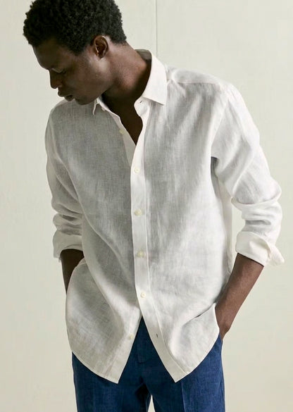 Chemise en Lin  Oversize – Élégance & Fraîcheur