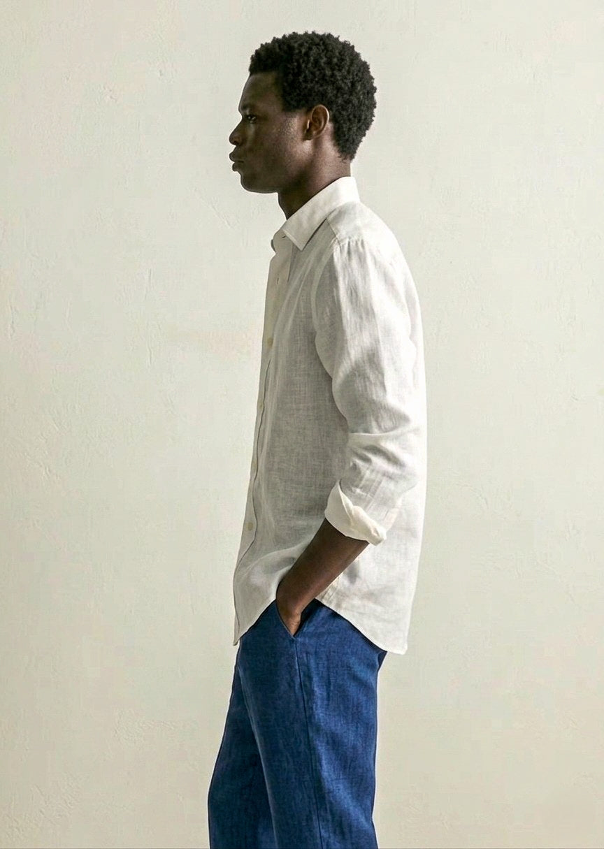 Chemise en Lin  Oversize – Élégance & Fraîcheur